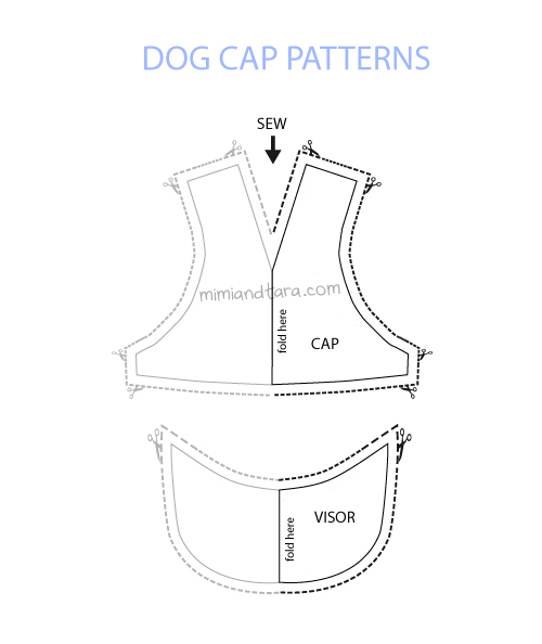 dog cap patterns