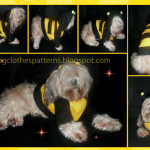 Bumble bee dog costume patterns