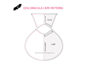 dog dracula cape patterns