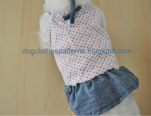 free dog clothes patterns dress