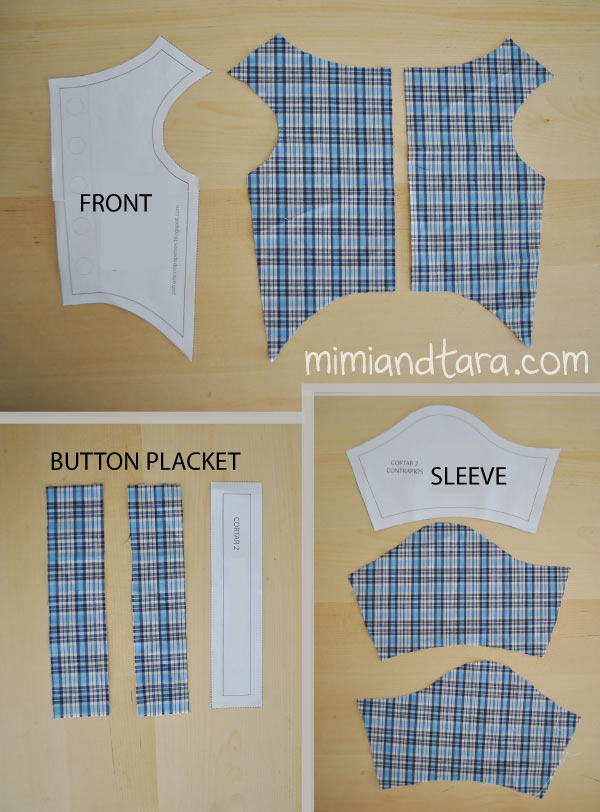 Shirt patterns cut