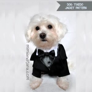 Dog Tuxedo Jacket Pattern Size M