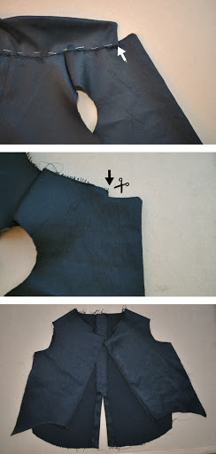 Sew jacket tuxedo