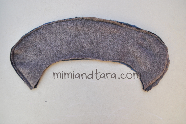 Coat collar pattern