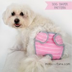 Dog diaper pattern