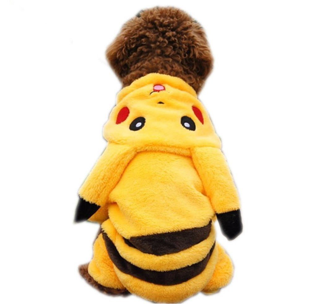pikachu dog costume