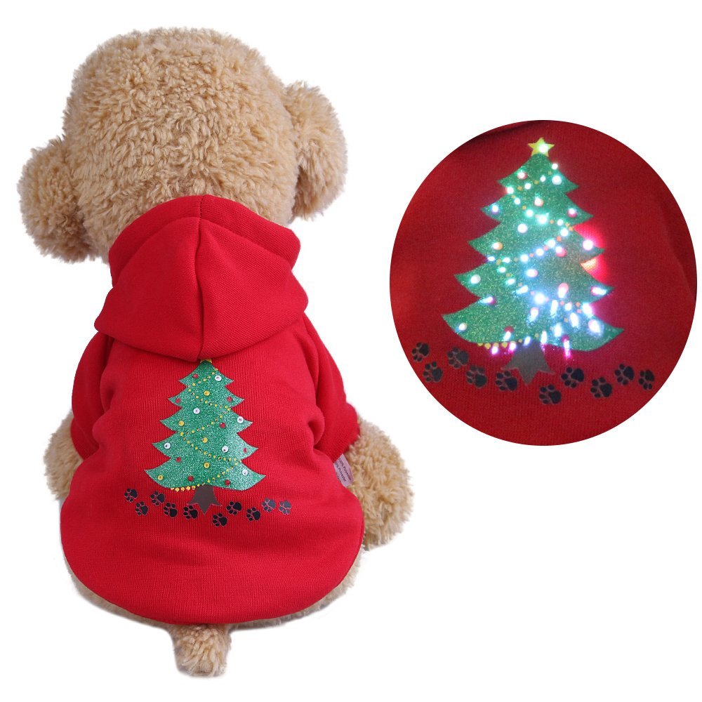 small dog christmas dresses Clothes For Dogs Snowflake Christmas Dress With Red Bow This classy suede dress is pawfect for your pet to play the part as Mrs Red Christmas Santa Dog Dress