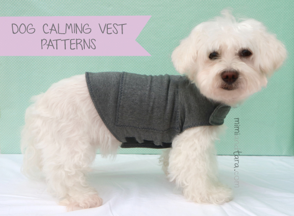 Dog calming vest patterns